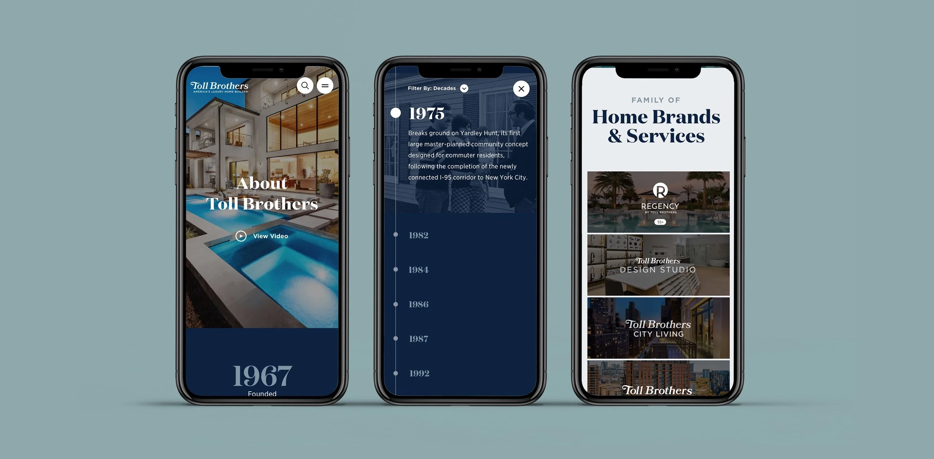 Transforming Toll Brothers Brand Story